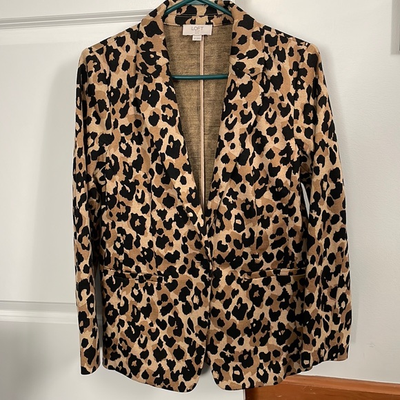 Loft outlet leopard blazer - Picture 1 of 4